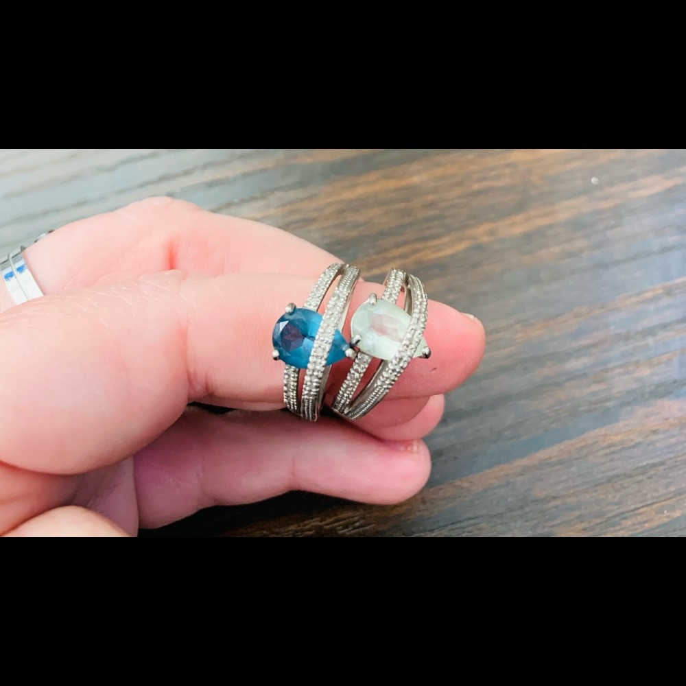 2 sterling silver 925 rings